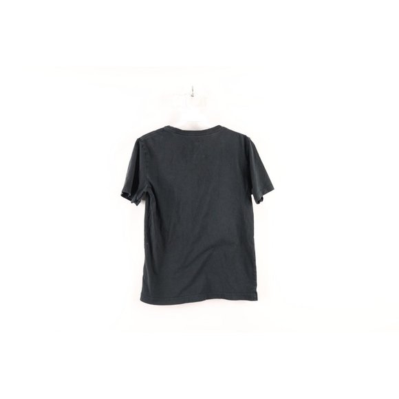 Nike Air Jordan Boys Large Faded Big Jumpman Logo Short Sleeve T-Shirt Black - Picture 6 of 8